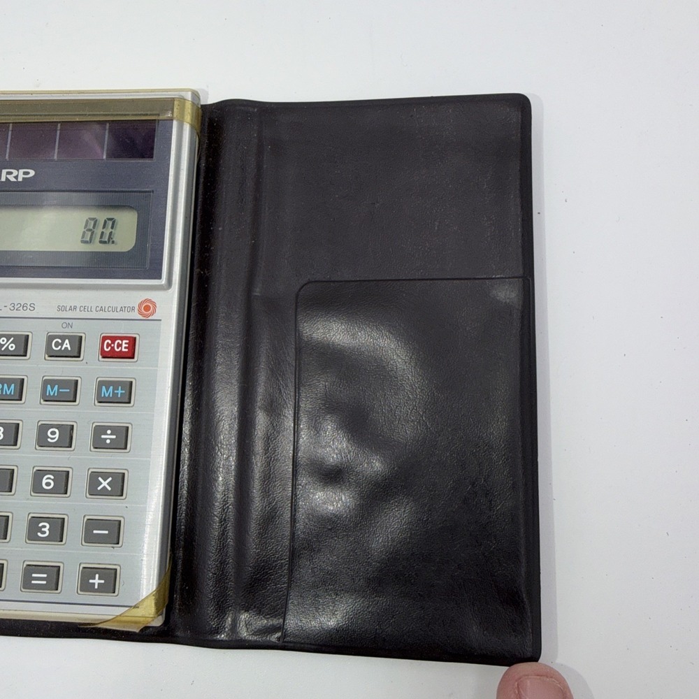 Sharp EL-326S Calculator with Case - Picture 4 of 9